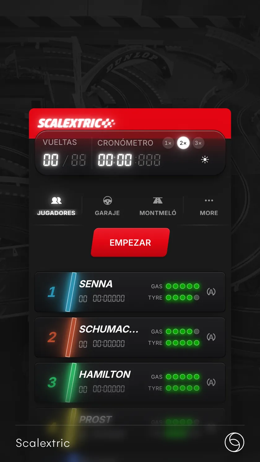 Scalextric · marcador